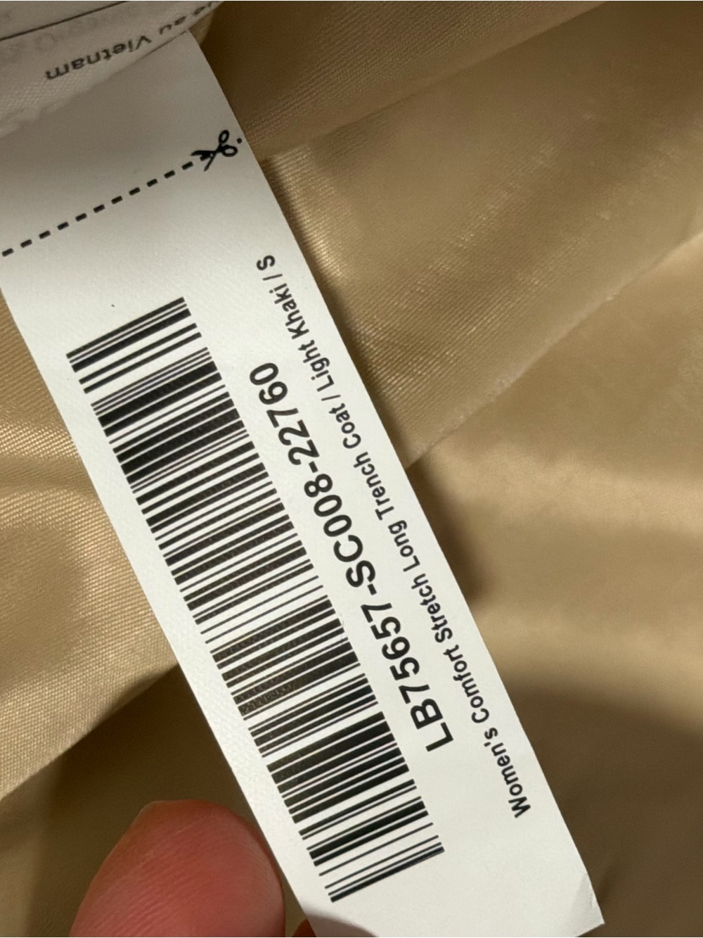 NWT QUINCE Comfort Stretch Long Trench Coat Double-Breasted Light Khaki 9553 - Picture 3 of 16